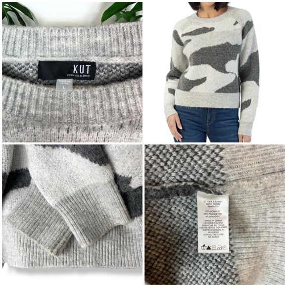 Kut from the Kloth Zya Camo Knit Sweater - Picture 10 of 10